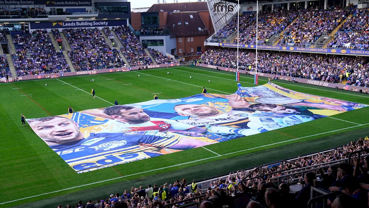 Leeds Rhinos honour Rob Burrow at first match since rugby star's death