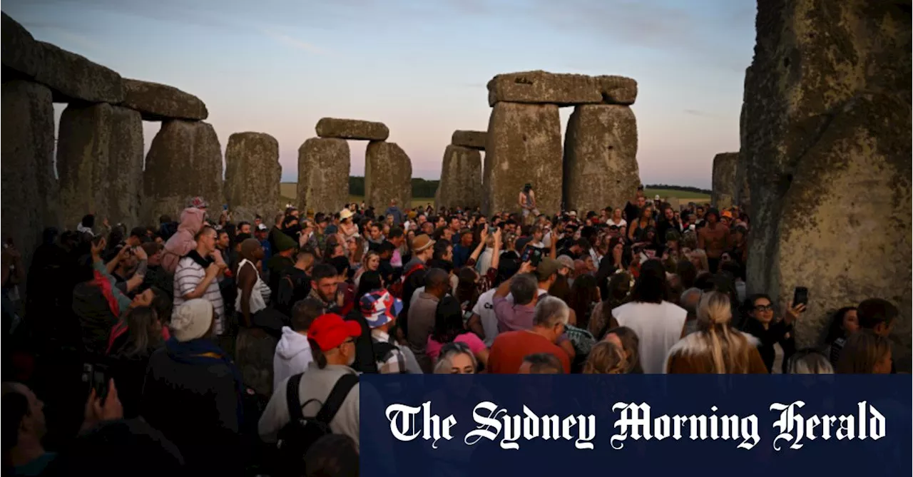 Druids, selfies and weak flat whites: Ancient traditions mix with the new at Stonehenge