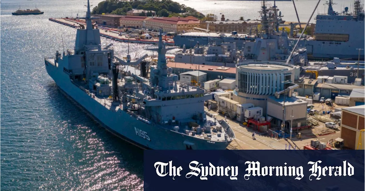 Navy pulls rank as repairs to defective warship add to Manly ferry woes