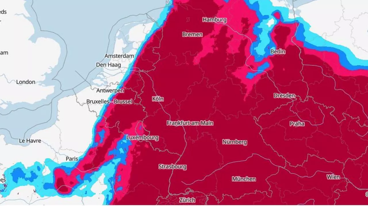 Warnung vor starkem Gewitter: Karten zeigen, wo heute Unwetter wüten