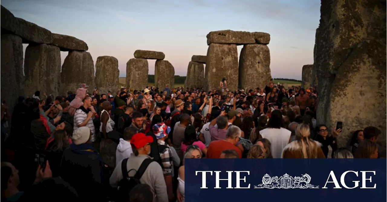 Druids, selfies and weak flat whites: Ancient traditions mix with the new at Stonehenge