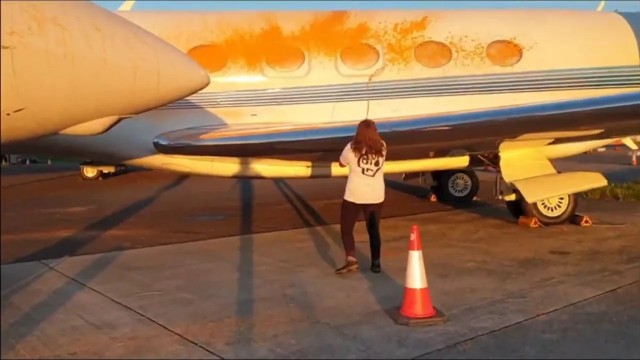 Two charged after Just Stop Oil protesters target Taylor Swift’s private jet