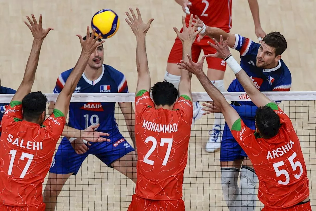 France bounces back, blasts Iran in VNL