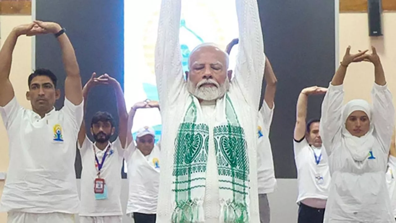 India's Modi leads Yoga Day celebration