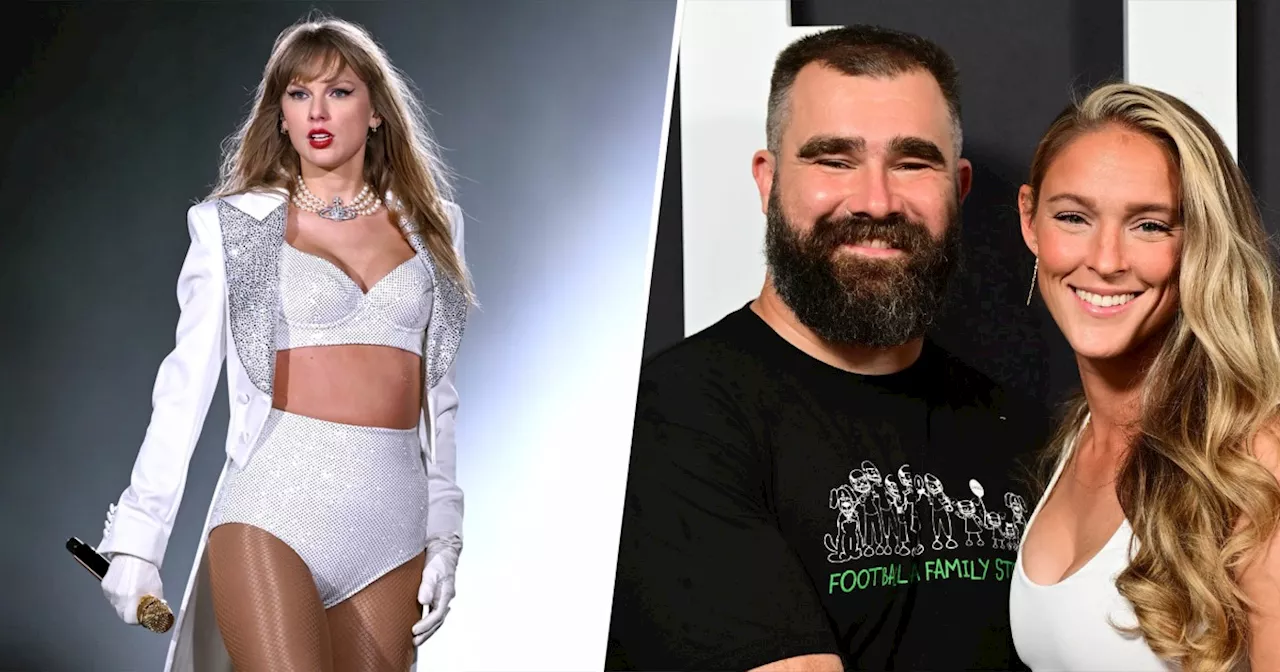 Jason and Kylie Kelce Attend Taylor Swift's 'Eras Tour' Concert In London With Travis Kelce