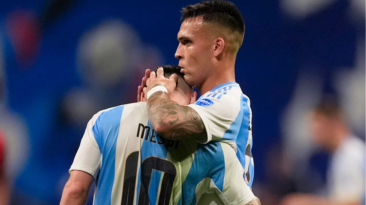 Messi creates both goals as Argentina opens Copa America title defence by beating Canada