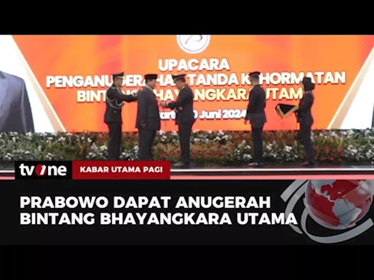 Polri Anugerahi Penghargaan Untuk Prabowo Subianto