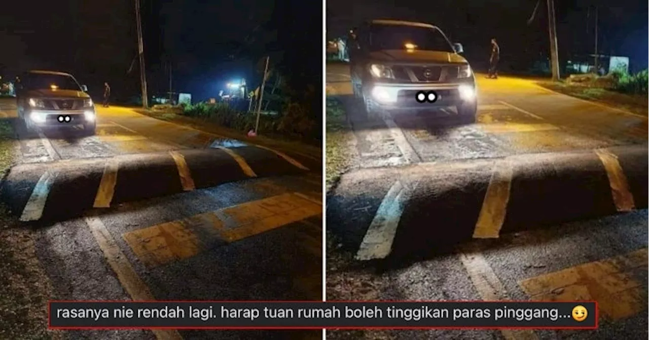 Kuantan Resident Builds a MASSIVE Speed Bump Near Their Home & Malaysians aren't Impressed