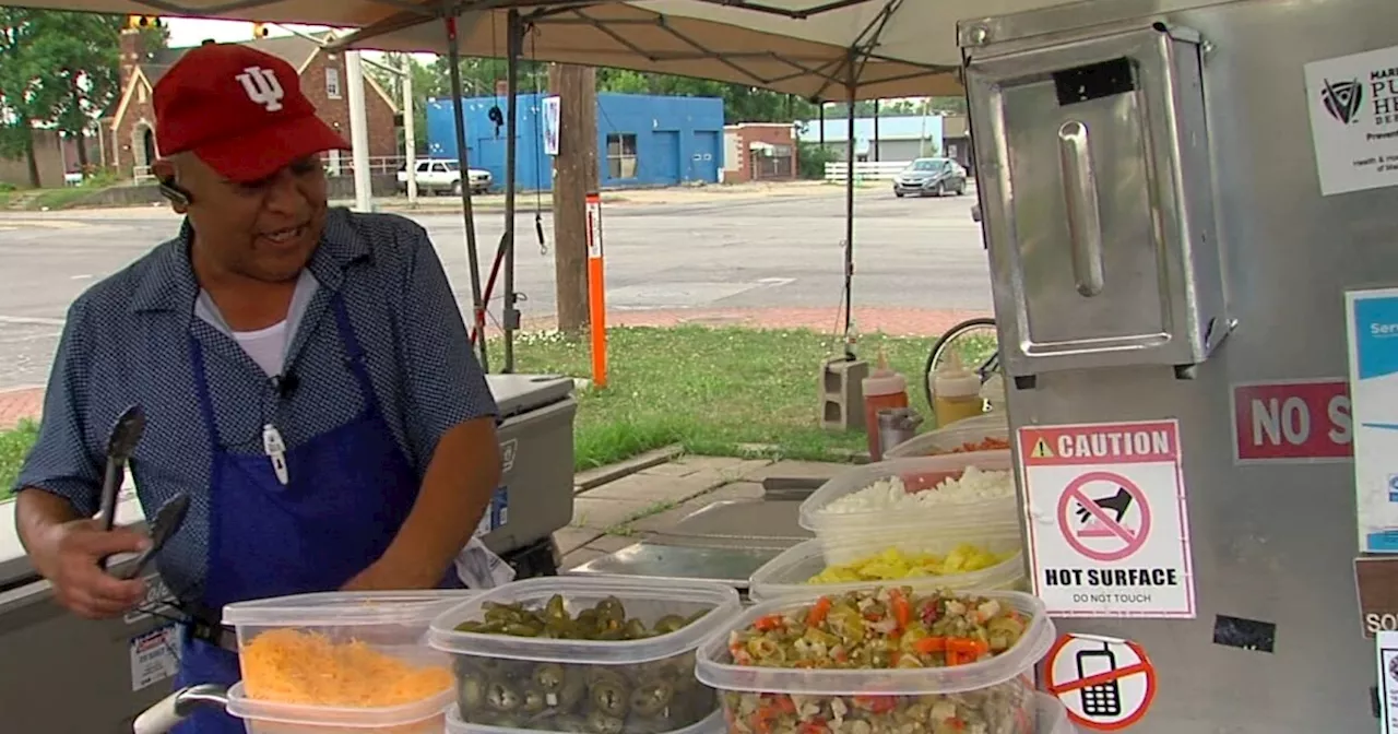 Local food stand works through central Indiana heat wave