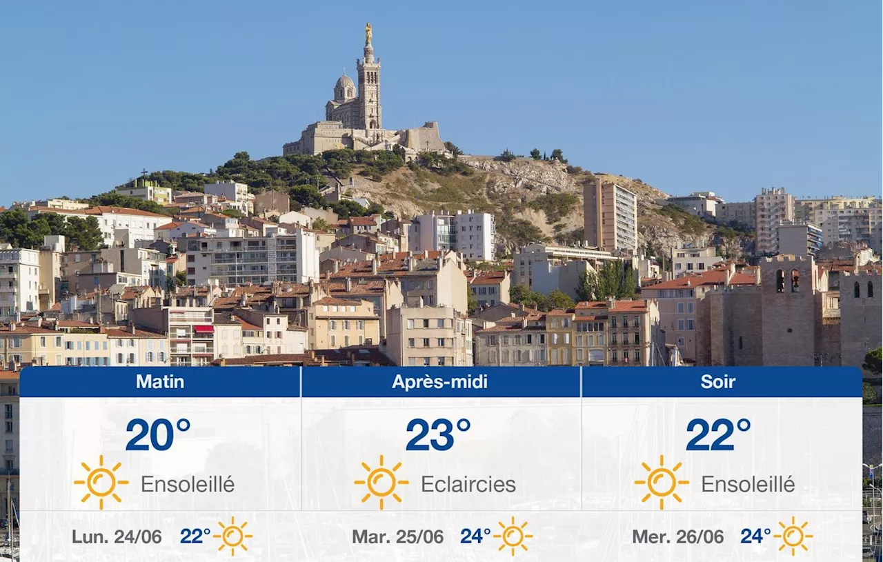 Météo Marseille: prévisions du dimanche 23 juin 2024