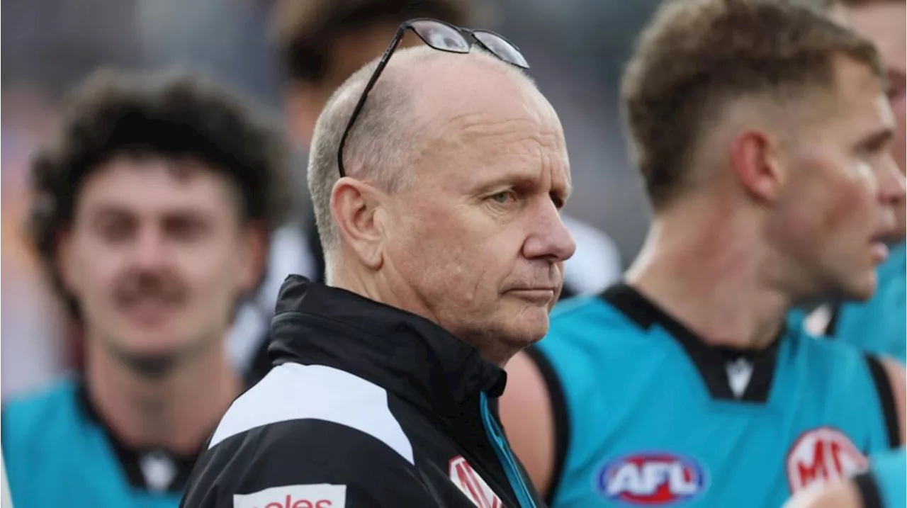 Port Adelaide coach Ken Hinkley responds to being booed by fans during heavy loss to Brisbane