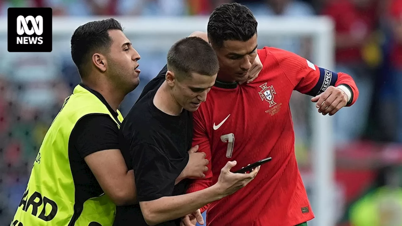 Euro 2024 five quick hits: Cristiano Ronaldo's pitch invader problems, an own goal disaster and a costly miss