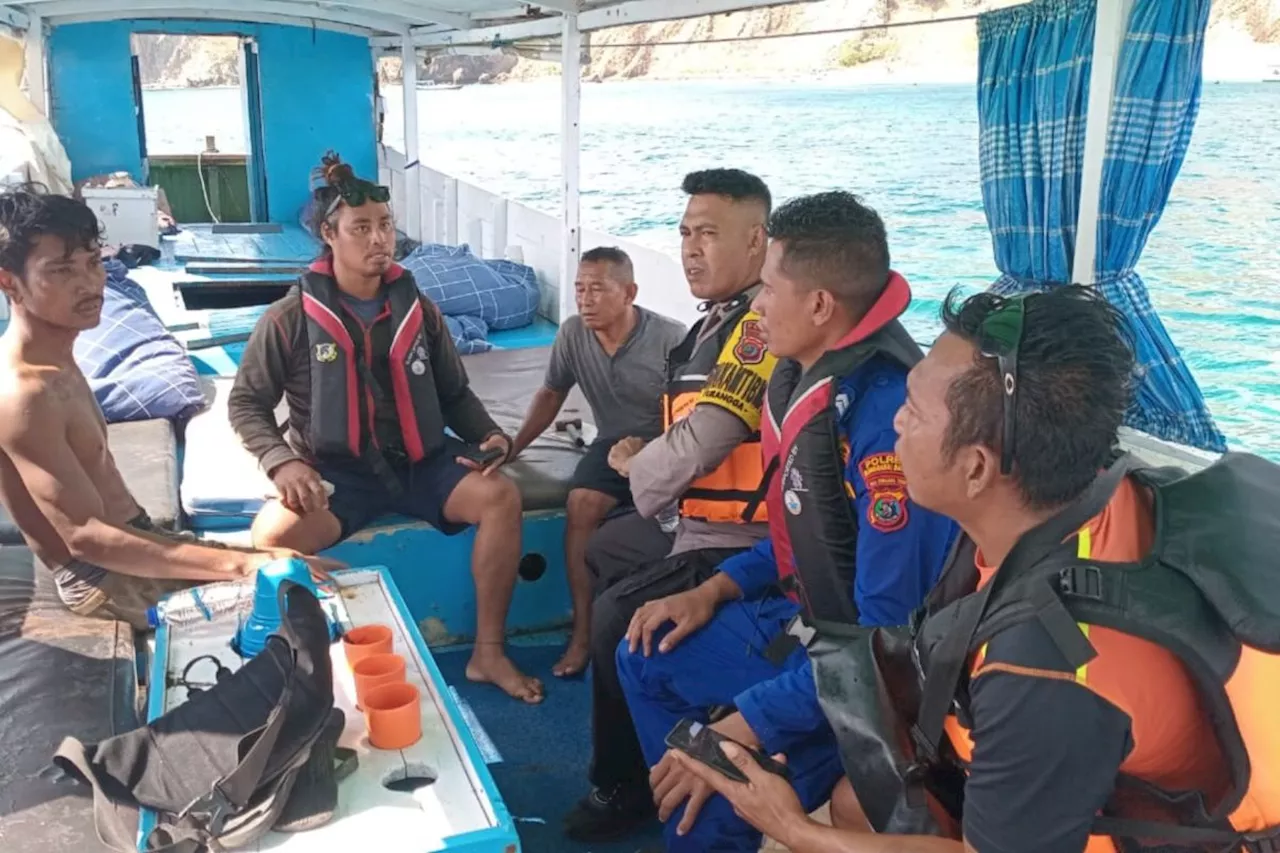 Kapal diterjang ombak di Labuan Bajo, nakhoda kapal terjatuh ke laut