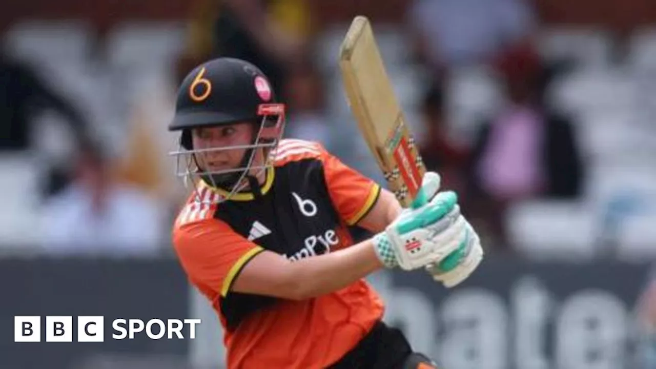 Charlotte Edwards Cup: The Blaze see off Central Sparks