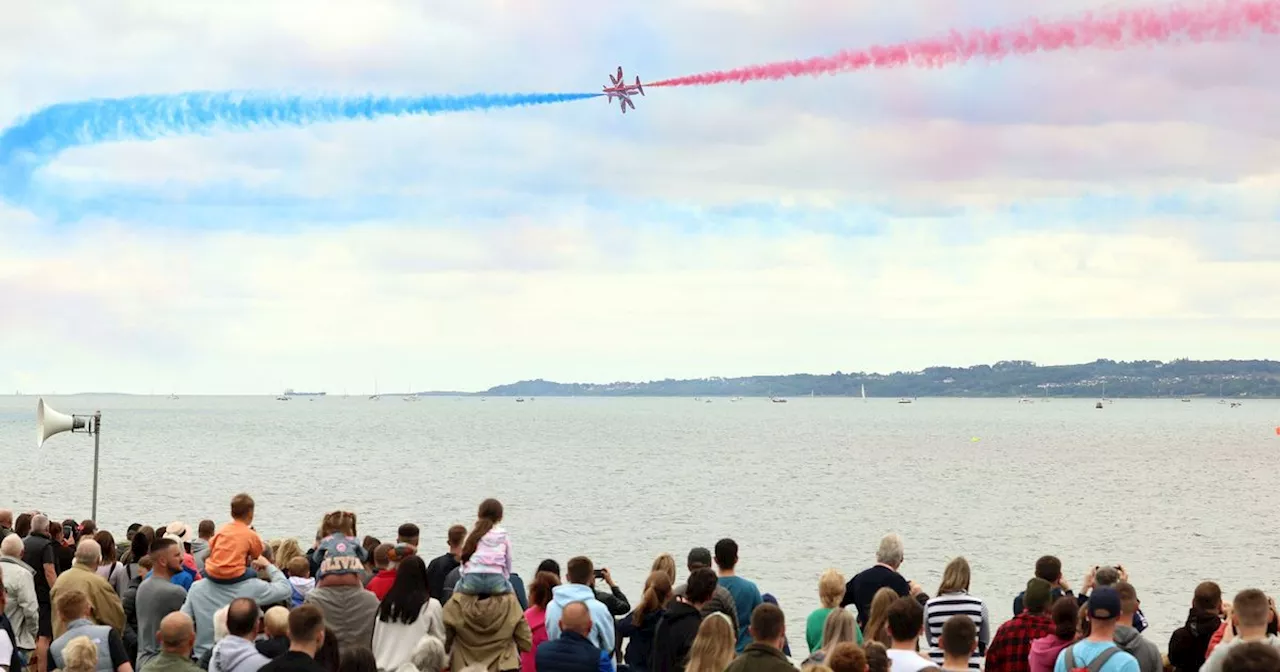 In Pictures: Thousands attend Armed Forces Day and Red Arrows fly over in NI