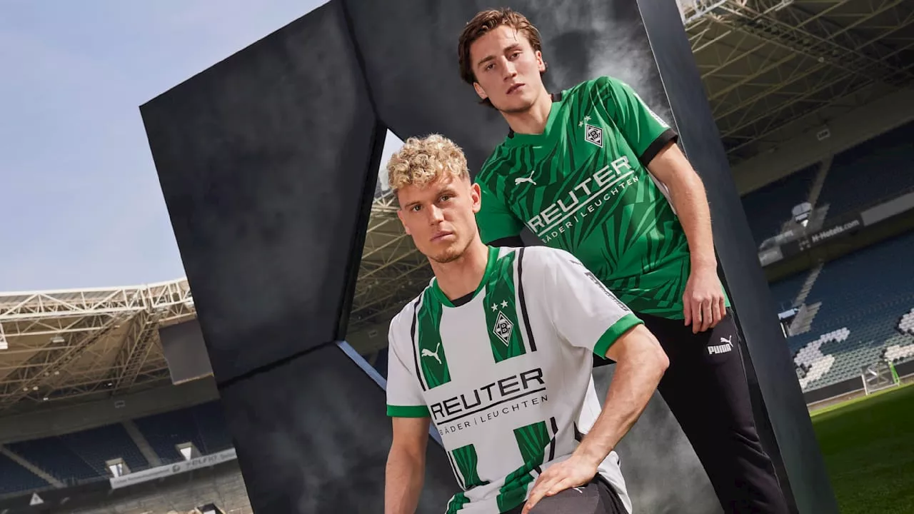 Borussia Mönchengladbach: Gladbach zeigt die neuen Fohlen-Shirts!