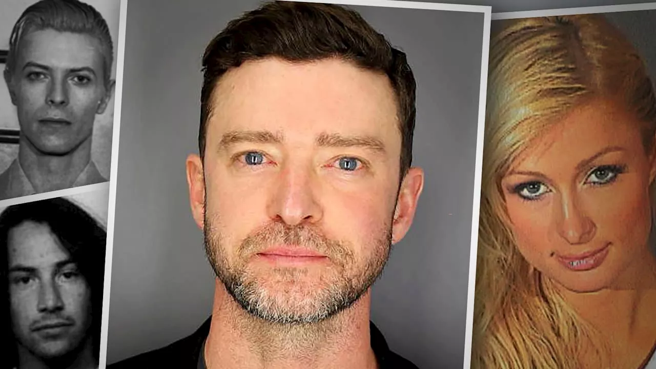 Justin Timberlake, Paris Hilton und Co.: Polizeifotos der Promis!