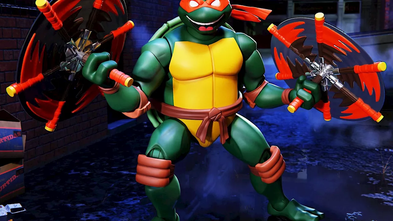 Cowabunga Dudes! Super7 Debuts New 2003 TMNT Michelangelo Figure 