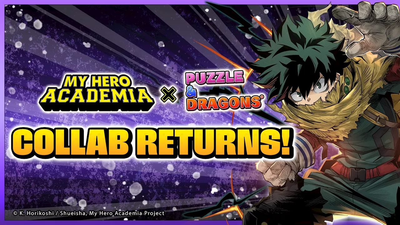 My Hero Academia Makes Its Return To Puzzle & Dragons