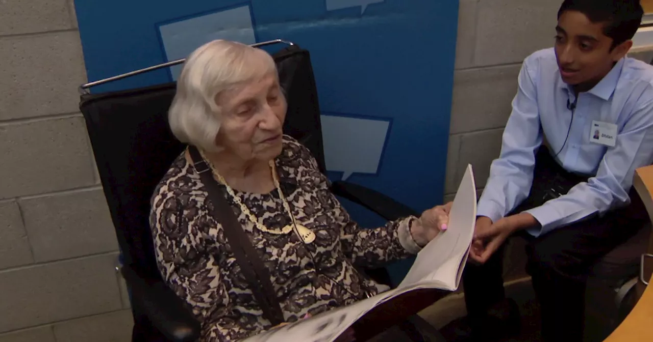 13-year-old boy, 98-year-old Holocaust survivor strike up friendship as museum volunteers