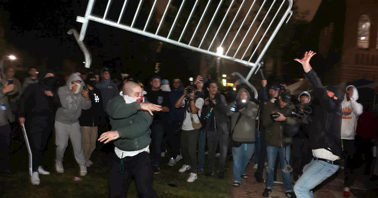 DA declines to file charges for man arrested after attack at pro-Palestinian encampment at UCLA