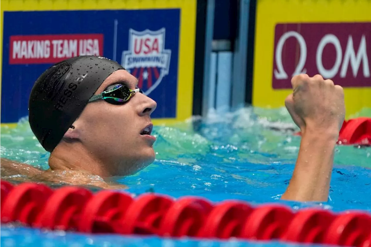 Caeleb Dressel earns an individual race in Paris, winning 50 free at US Olympic swimming trials