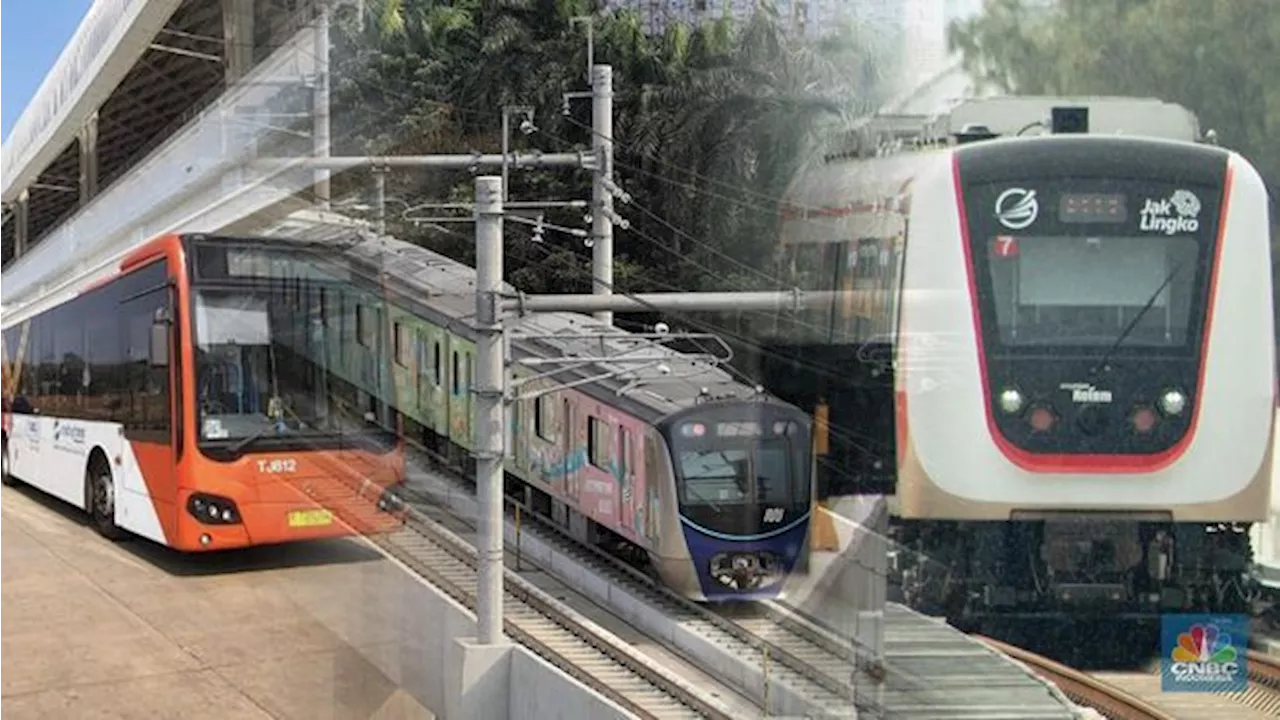 HUT Jakarta Ke-497: Ini Sejarah Panjang MRT, LRT & Transjakarta