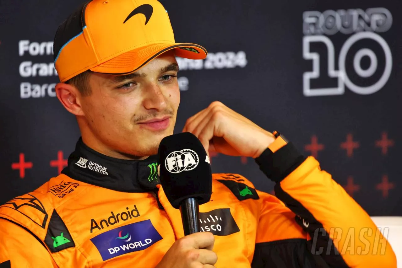 Lando Norris details how McLaren fire led to "stressful day" before pole