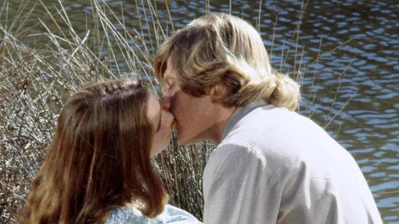 Little House on the Prairie star Melissa Gilbert's controversial first kiss with Dean Butler, 23,...