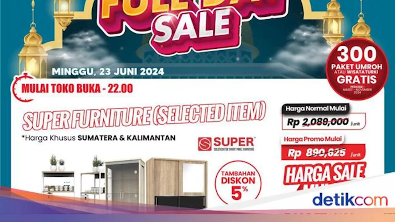 Aneka Rak di Transmart Full Day Sale Kasih Harga Miring, Cuma Rp 500 Ribuan