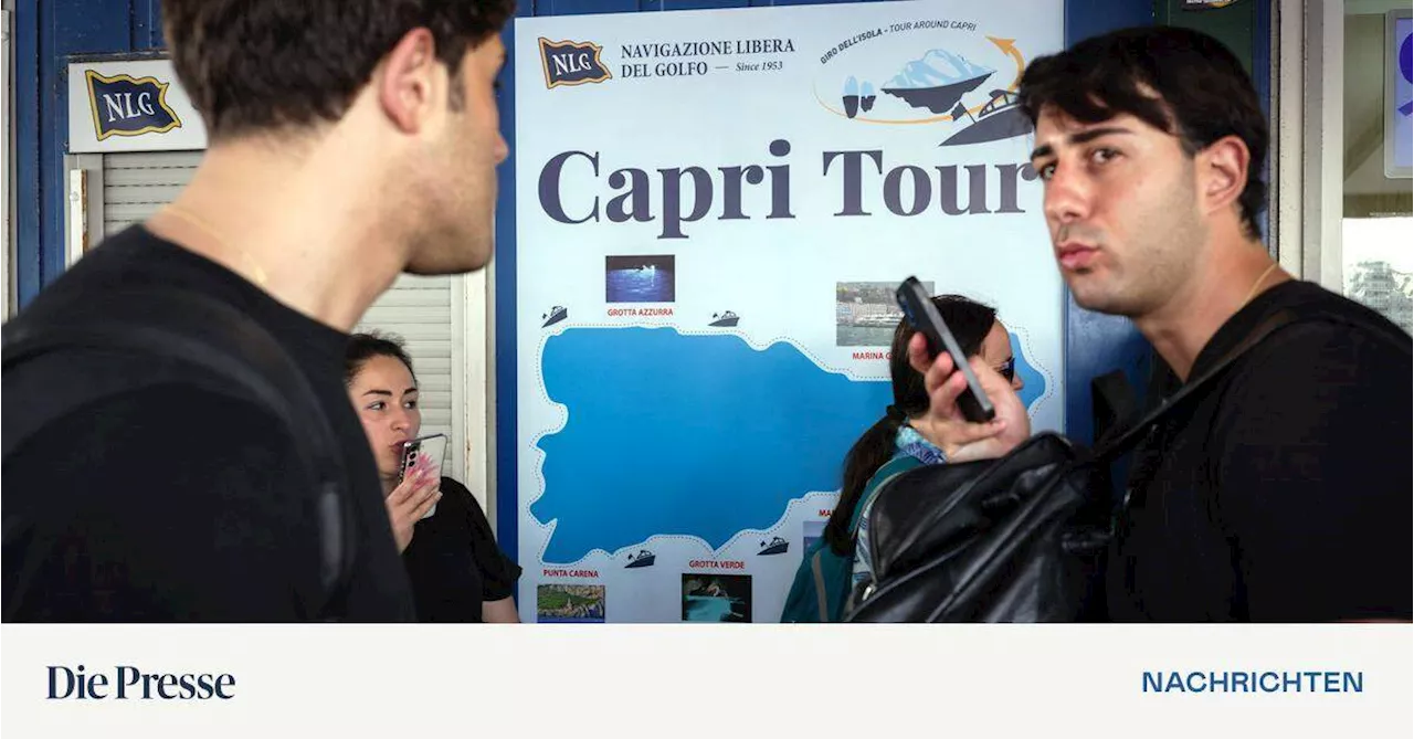 Auf Capri reicht die Wasserversorgung nicht für Touristen