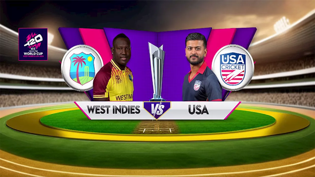 T20 World Cup: West Indies chose to field first against USA