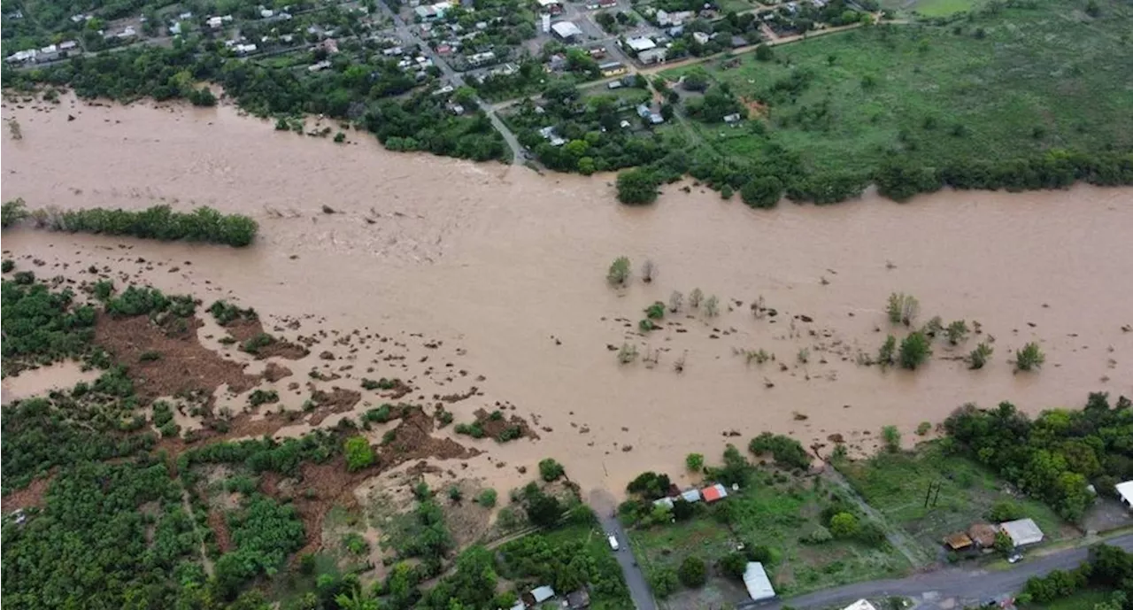 Tormenta tropical “Alberto” deja crecida de presa Vicente Guerrero en Tamaulipas