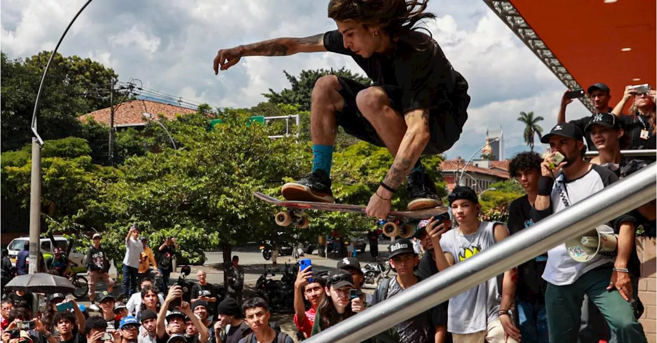 Medellín se sumó a la celebración del Día mundial del Skate con más de 700 asistentes