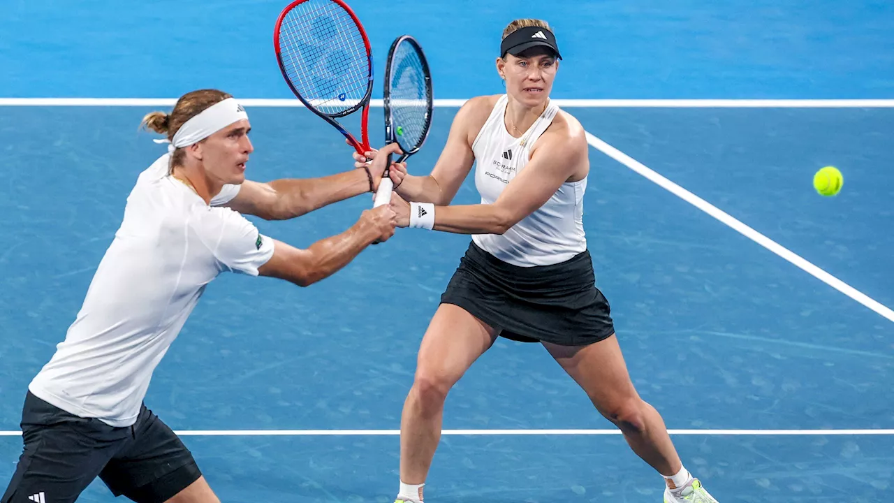 Olympische Spiele: Angelique Kerber fiebert Mixed-Doppel mit Alexander Zverev in Paris entgegen