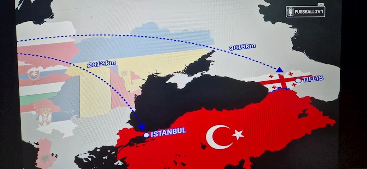 Moderator entschuldigt sich nach Türkei-EM-Spiel für Europa-Karte