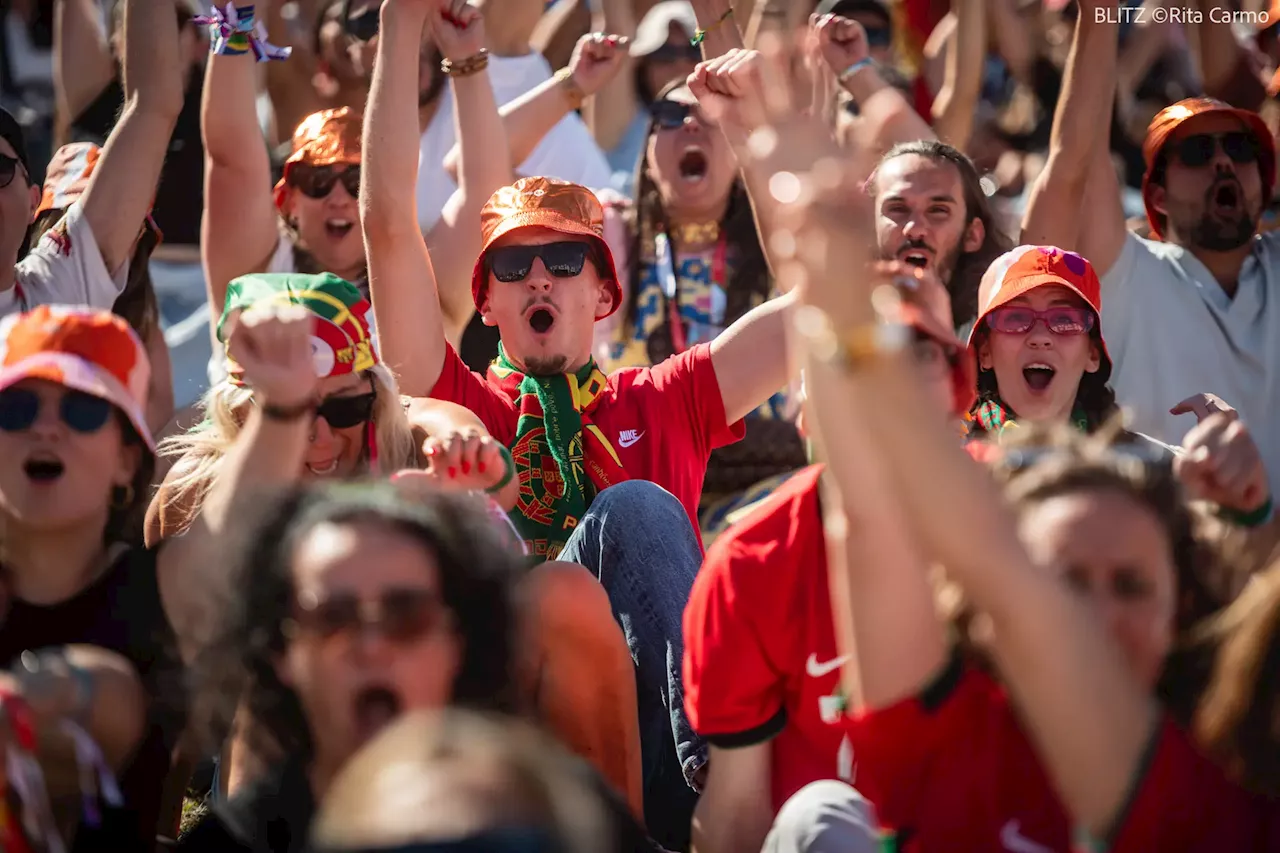 Rock in Rio Lisboa: como se celebrou o primeiro golo de Portugal no Parque Tejo