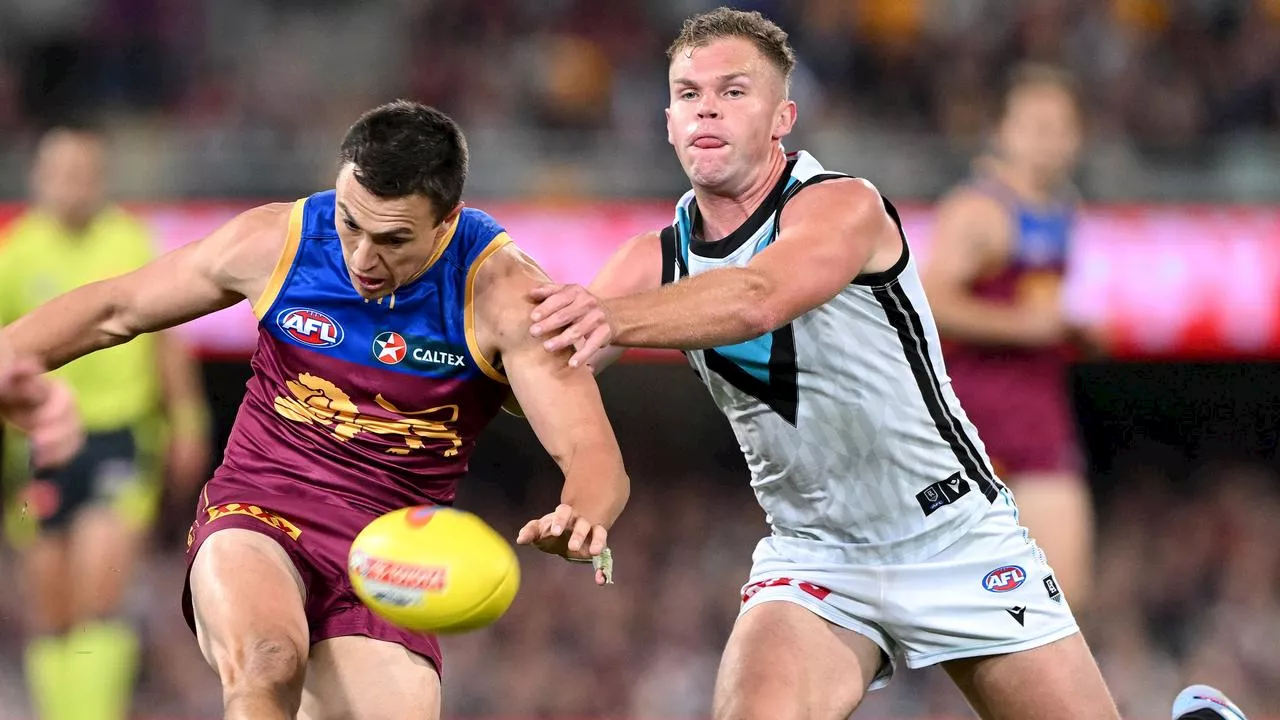 LIVE AFL: ‘That’s selfish football’ - Lion’s act leaves great stunned after Port dealt HUGE blow for big clash