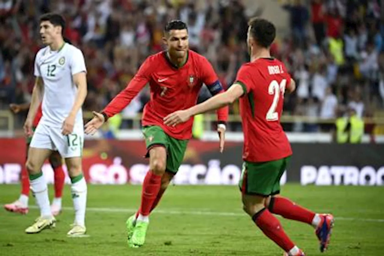 Cristiano, versión jugador de equipo: Turquía vs Portugal 0-3 EN VIVO