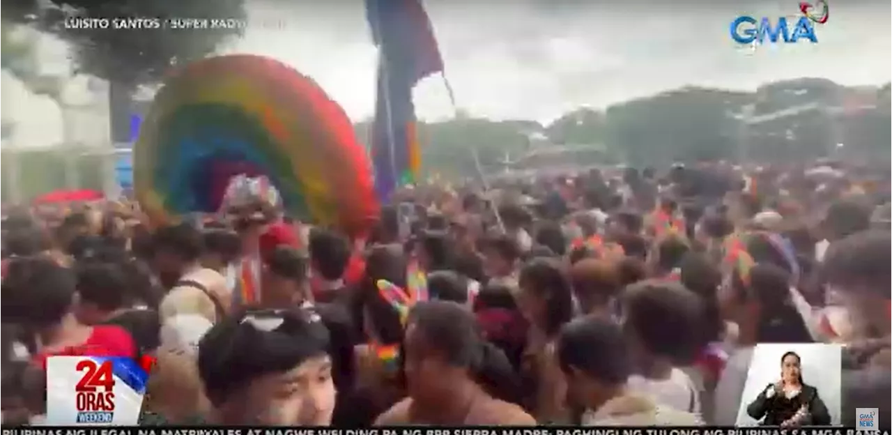 LGBT community gathers in QC for Pride PH 2024