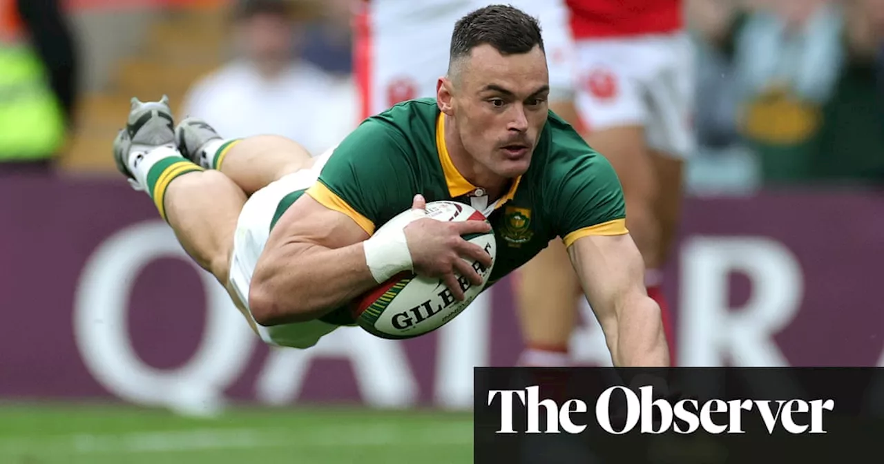 Jesse Kriel’s double inspires South Africa to emphatic victory against Wales