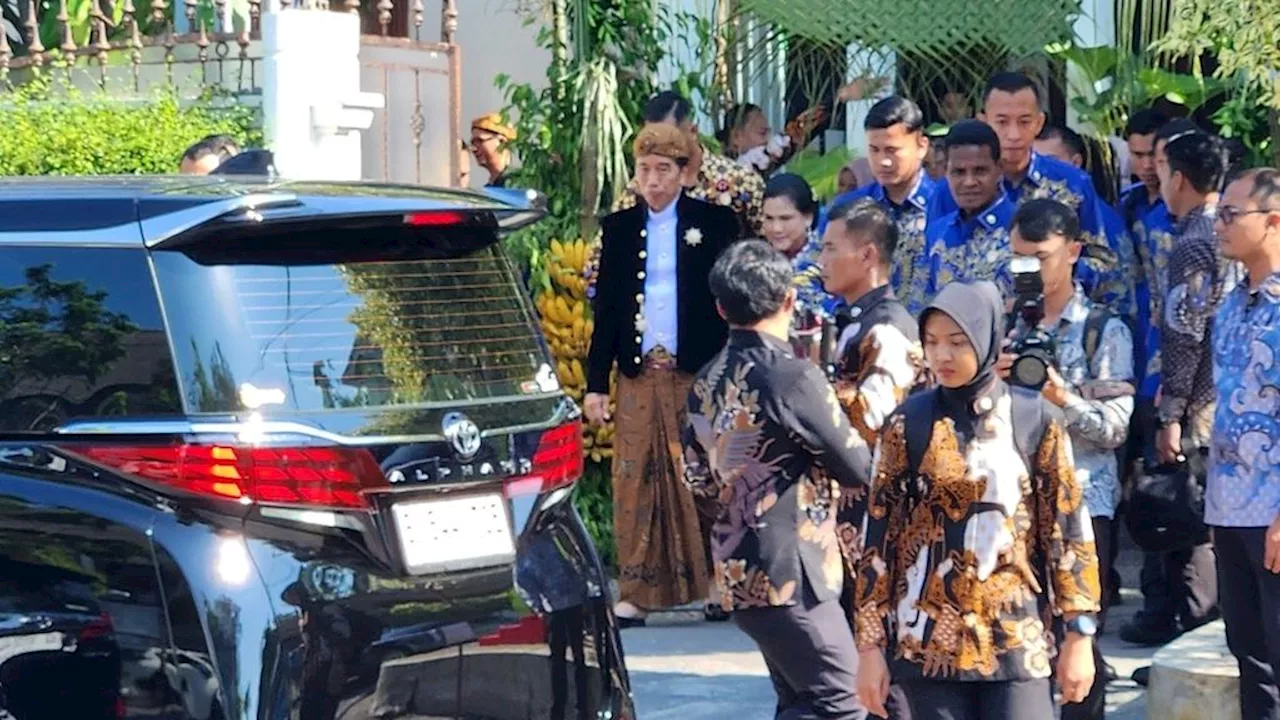 Presiden Joko Widodo Jadi Saksi Nikah Anak Tiri Anwar Usman di Surakarta