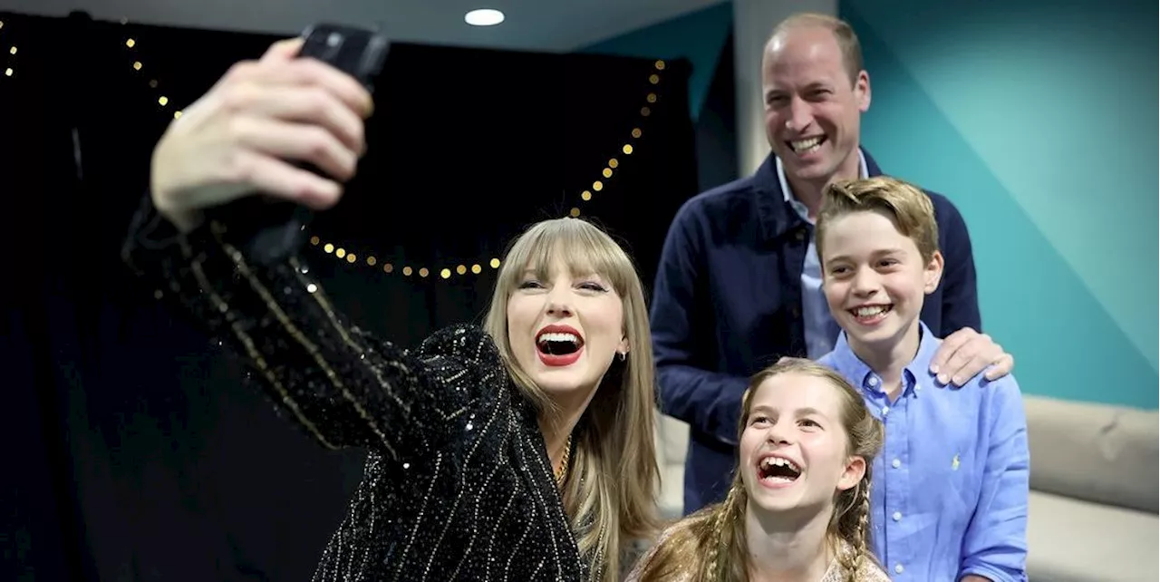 Taylor Swift Poses for a Selfie with Prince William, Prince George, and Princess Charlotte