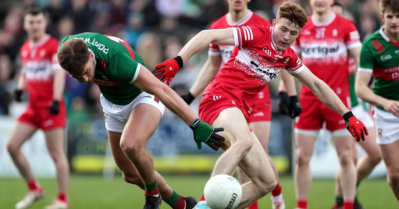 GAA matches on TV and GAAGO this weekend including Mayo v Derry