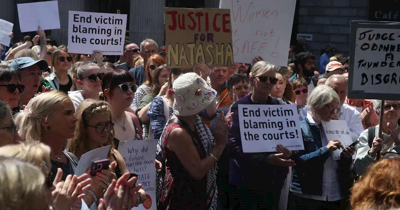 Huge crowds attend protests in solidarity with Natasha O'Brien in Dublin & Cork