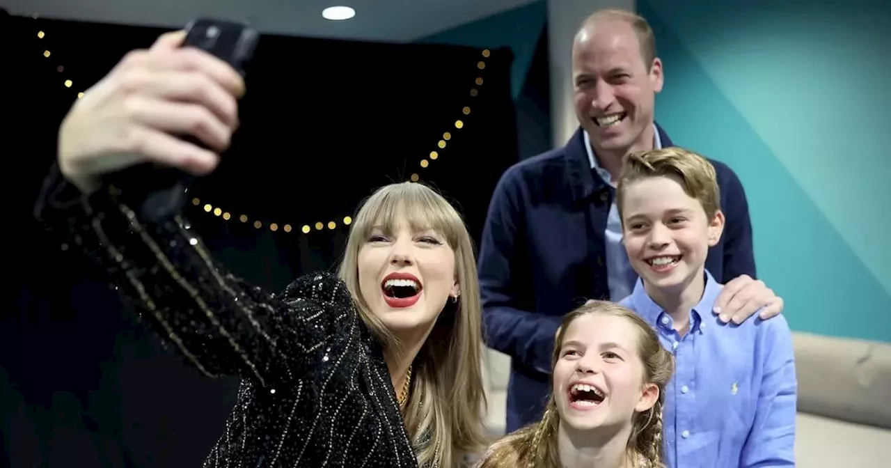 William confirms he took children to Taylor Swift gig with amazing selfie