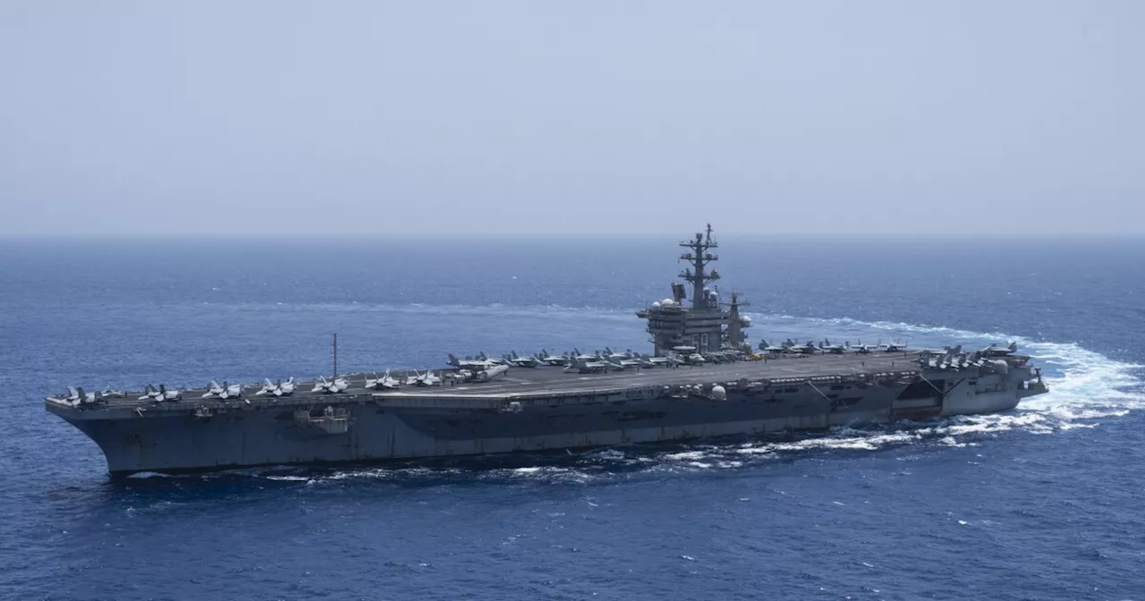 The USS Dwight D. Eisenhower leaves the Red Sea as Houthi attacks continue