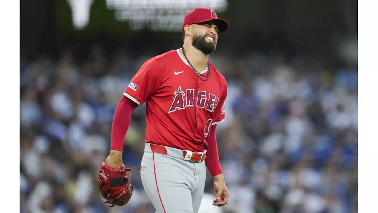 Angels’ Patrick Sandoval leaves game with forearm tightness