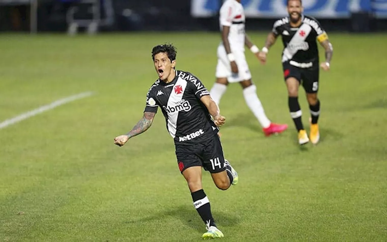 Vasco não vence o São Paulo desde 2020