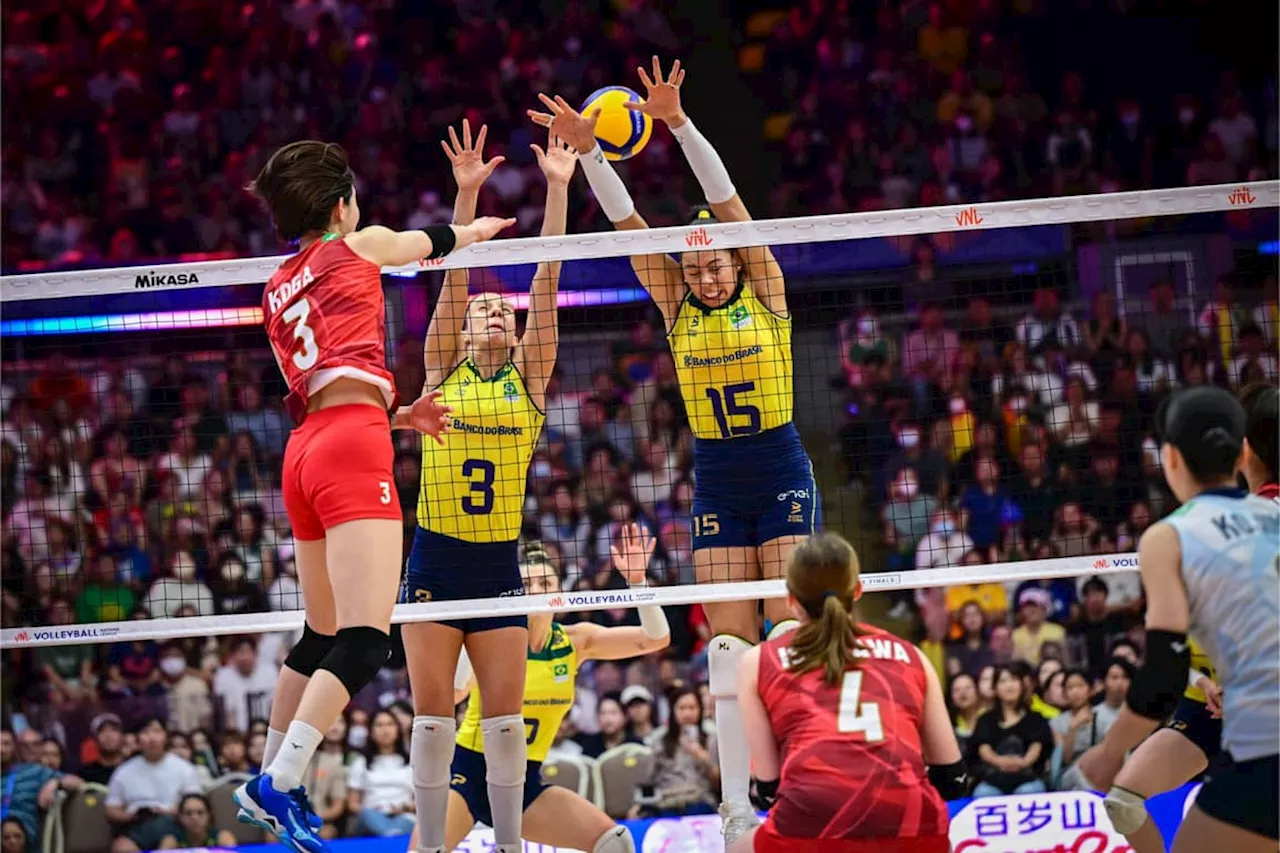 Veja horário e onde assistir à disputa de terceiro lugar e final da Liga das Nações de Vôlei Feminino